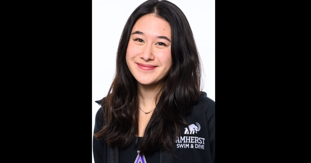 Former Piedmont Swimmer Kate Aubrecht now swims for Amherst College