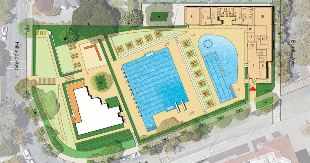 New Piedmont Community Pool drawings