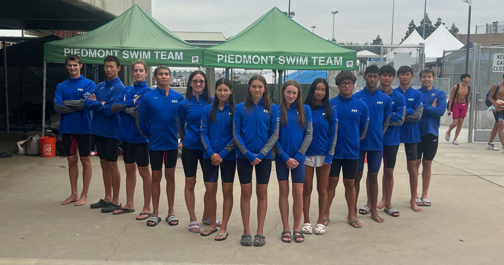 Piedmont Swim Team at Western Zone Senior Championships.